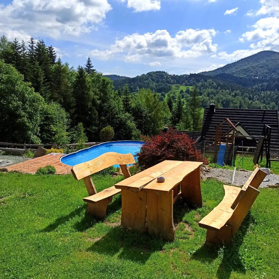 Zawoja Nad Korona Z Jacuzzi Villa Bagian luar foto