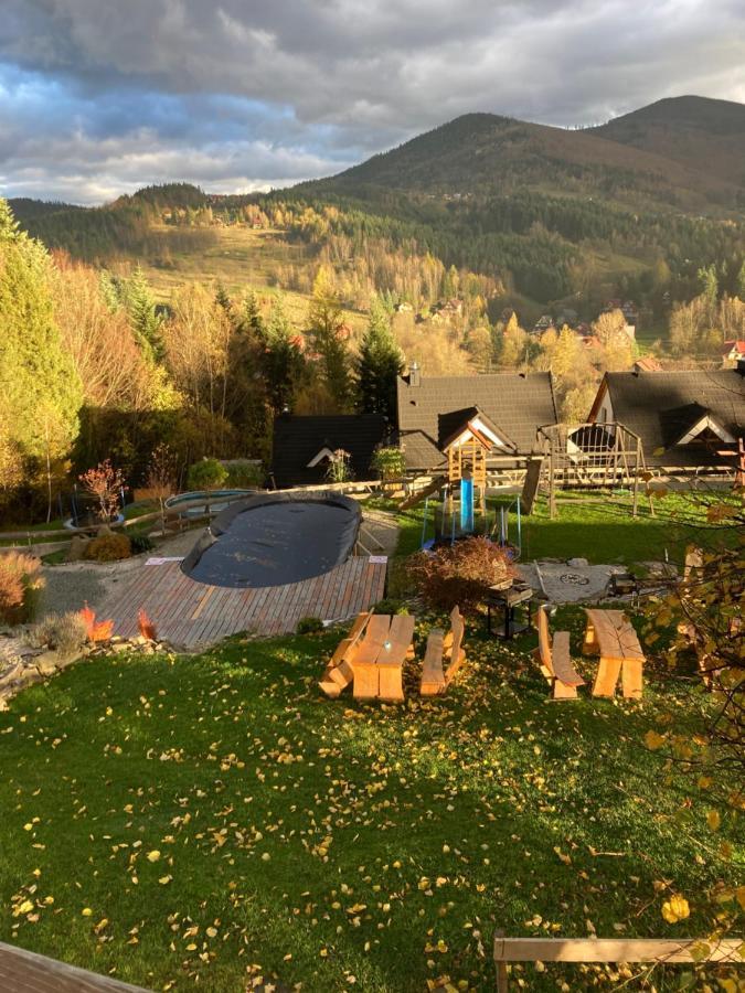 Zawoja Nad Korona Z Jacuzzi Villa Bagian luar foto