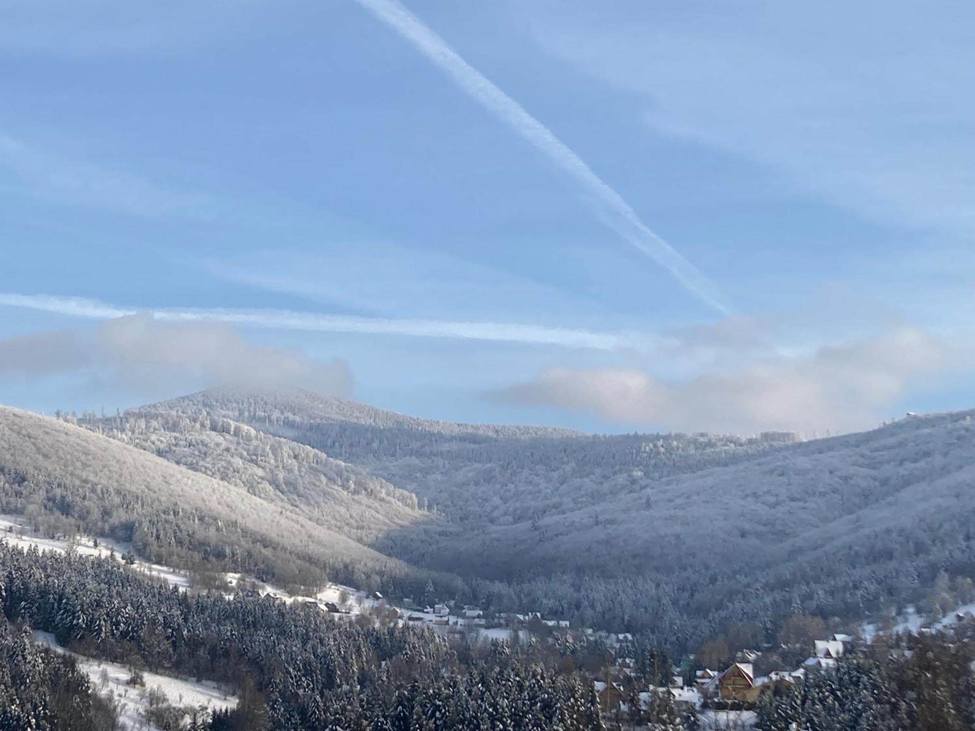 Zawoja Nad Korona Z Jacuzzi Villa Bagian luar foto