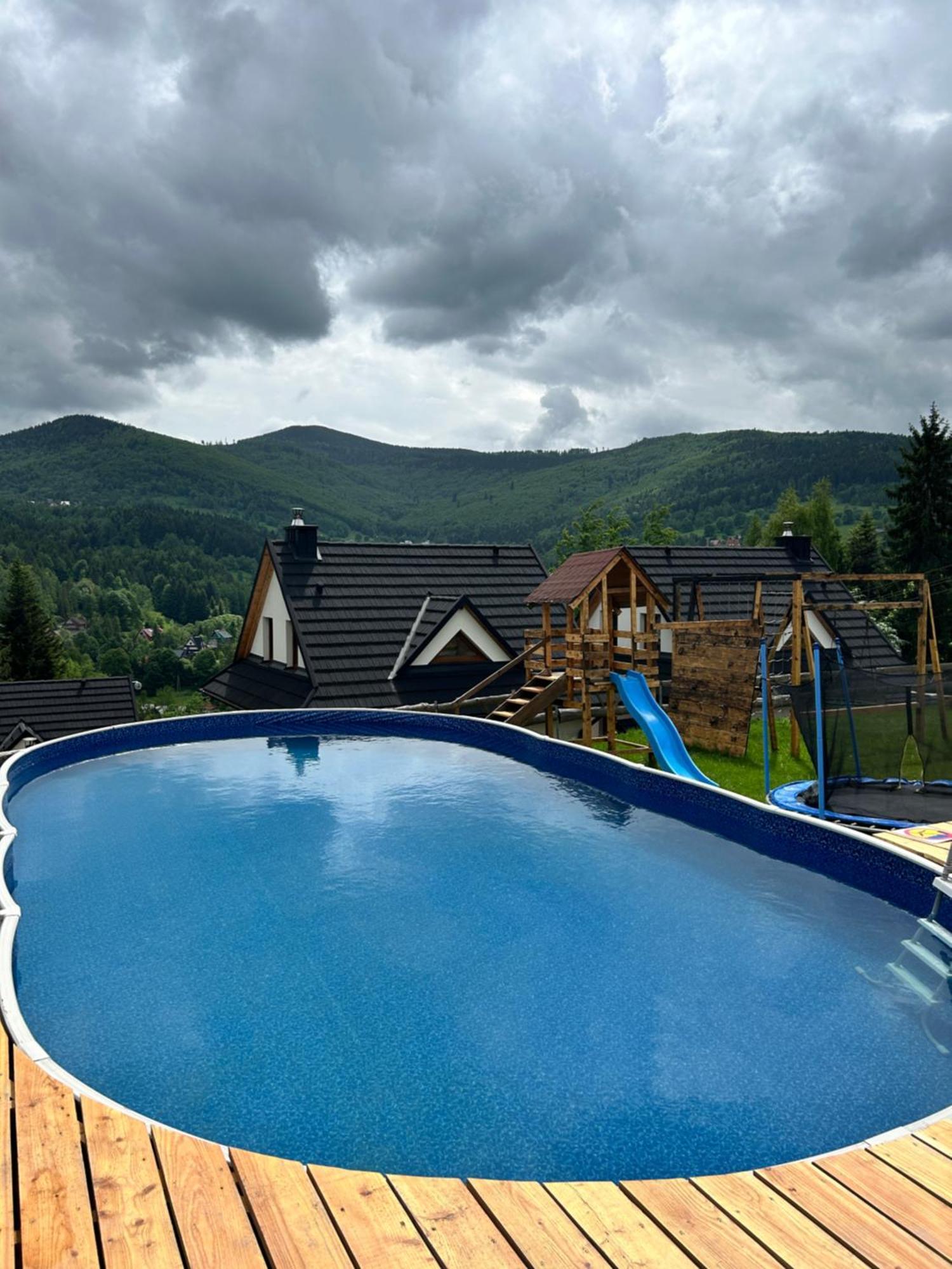 Zawoja Nad Korona Z Jacuzzi Villa Bagian luar foto